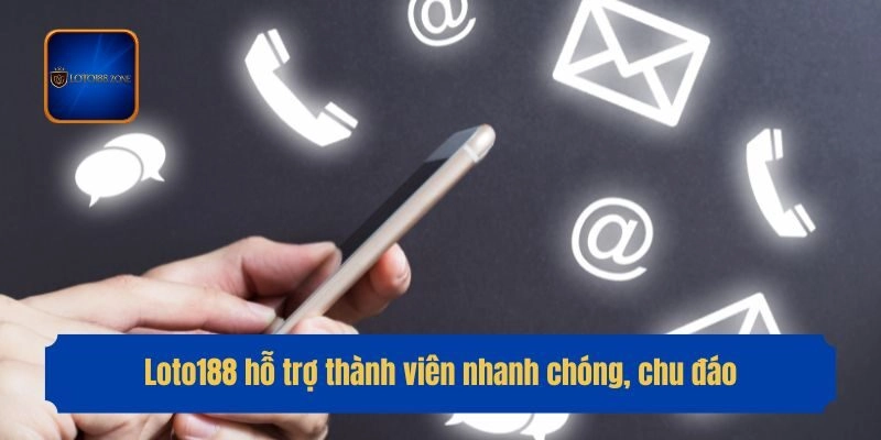 Loto188 hỗ trợ thành viên nhanh chóng, chu đáo