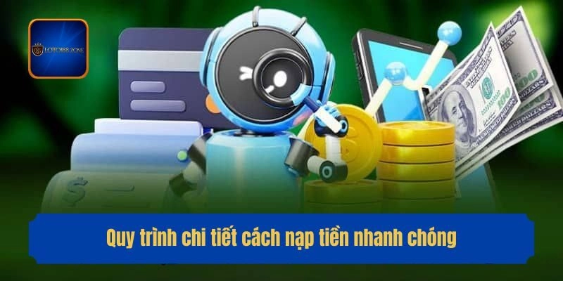 Quy trình chi tiết cách nạp tiền nhanh chóng 